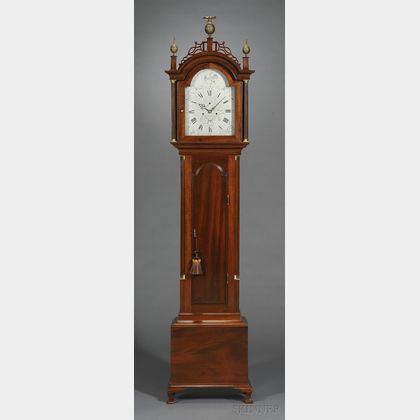 Benjamin Willard Mahogany Tall Clock