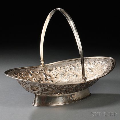 George III Sterling Silver Fruit Basket