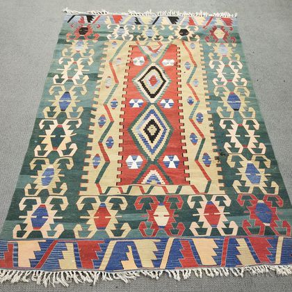 Contemporary Turkish Kilim Carpet