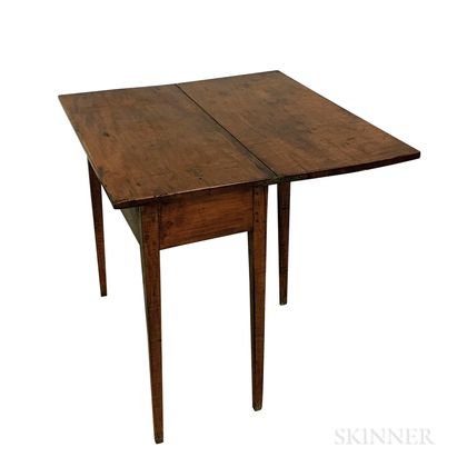 Country Tiger Maple Card Table