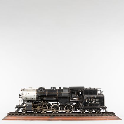 Live Steam Model Boston & Albany 4-6-6 "402" Locomotive