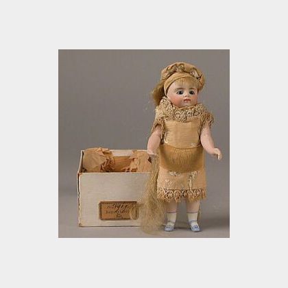 French-type All Bisque Doll in Original Box