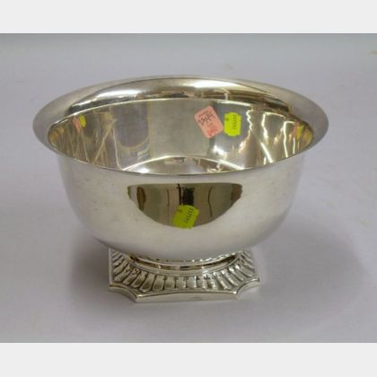 Hunt-Hallmark Sterling Silver Revere-type Footed Bowl