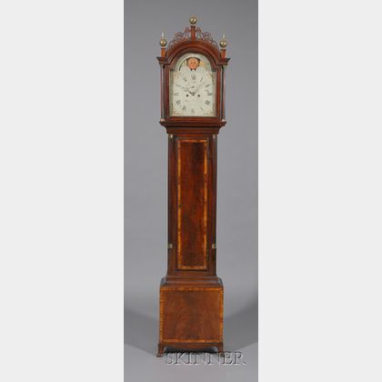 Federal Mahogany Tall Clock