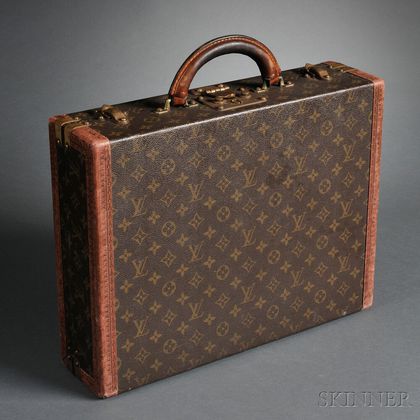 Sold at Auction: Louis Vuitton, Louis Vuitton Brown Monogram Briefcase