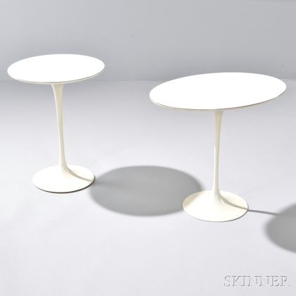 Two Eero Saarinen Side Tables 
