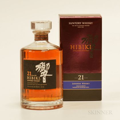 Hibiki 21 Years Old, 1 750ml bottle (oc) 