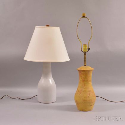 Jane and Gordon Martz Marshall Studios Lamp and a Frey Lamp 