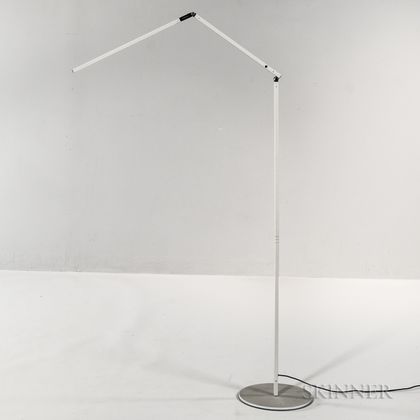Koncept ZBar Silver Cool Light Floor Lamp 