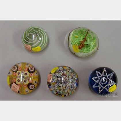 Five Paperweights