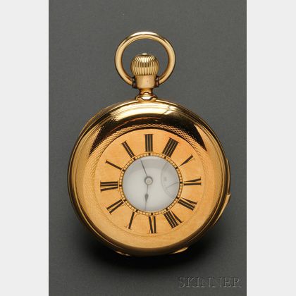 18kt Gold Quarter-Hour Repeating Demi-Hunter Pocket Watch, Patek Philippe
