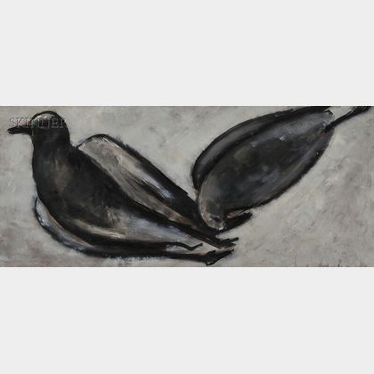 Marsden Hartley (American, 1878-1943) Two Gulls