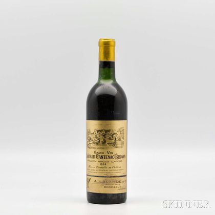 Chateau Cantenac Brown 1959, 1 bottle 