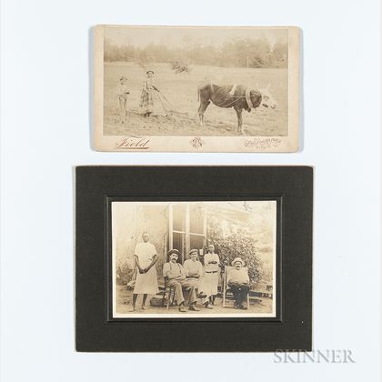 Two Mounted Photographs