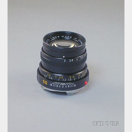 Leitz (Canada) Summicron-M f/2 50mm Lens No. 3099322