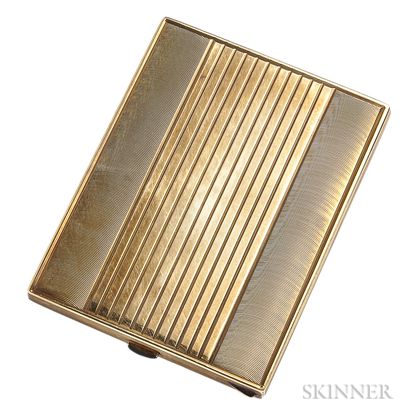 14kt Gold Cigarette Case