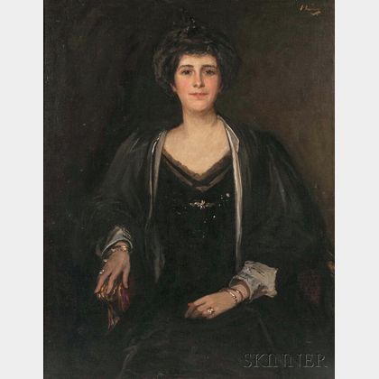 John Lavery (Irish, 1856-1941) Portrait of Mary Barron Tottie