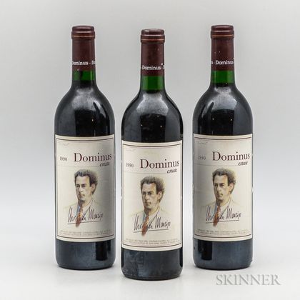 Dominus Estate 1990, 3 bottles 