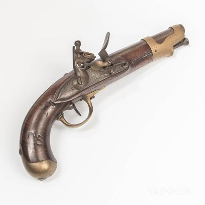 French Model An IX Flintlock Pistol
