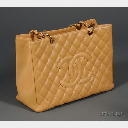 Quilted Leather Handbag, Chanel