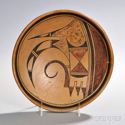 Hopi Polychrome Pottery Bowl by Nampeyo