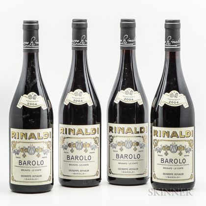 Rinaldi Barolo Brunate Le Coste 2004, 4 bottles 