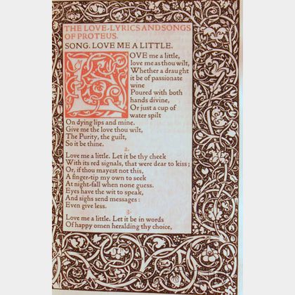(Kelmscott Press, William Morris)