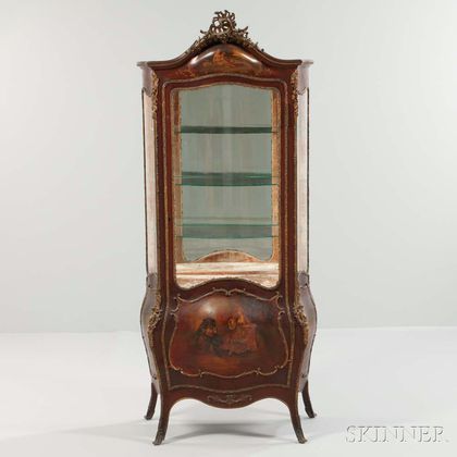 Louis XV-style Vernis Martin Cabinet