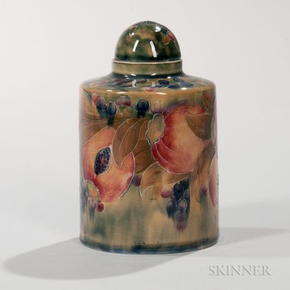 Moorcroft Pottery Tea Cannister and Cover