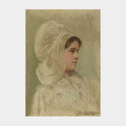 Jean Paul Selinger (American, 1850-1909) Head of a Dutch Girl
