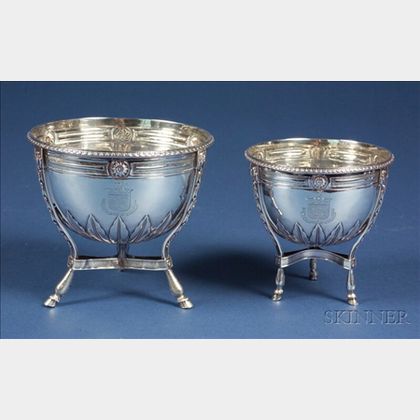Pair of George III Silver Footed Bowls