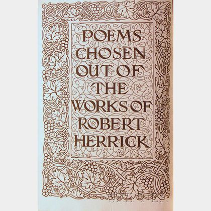 (Kelmscott Press, William Morris)