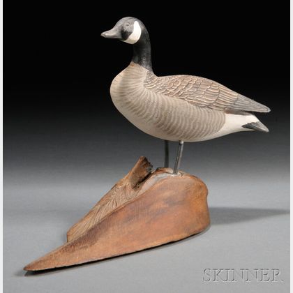 Jess Blackstone Miniature Carved and Painted Canada Goose Figure
