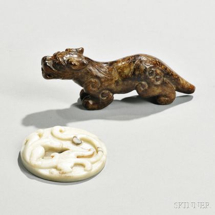Two Archaic-style Jade Carvings