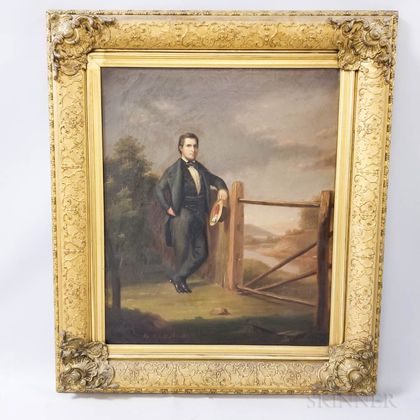 Nahum Ball Onthank (Massachusetts, 1823-1888) Portrait of James Monroe Scofield