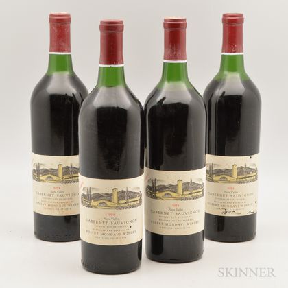 Mondavi Cabernet Sauvignon Reserve 1974, 4 bottles 