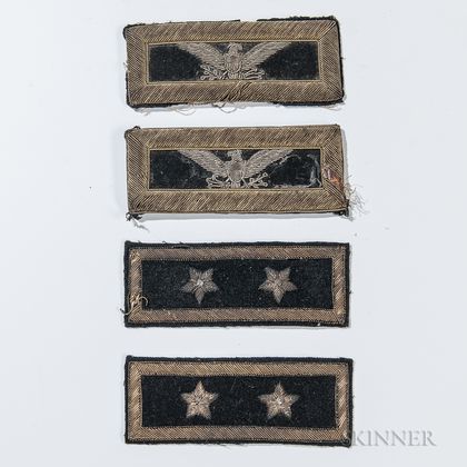 Two Pairs of Infantry Officer's Shoulder Boards