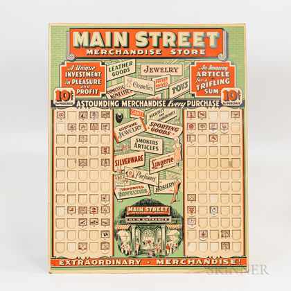 "Main Street" Department Store Countertop Promotional Display