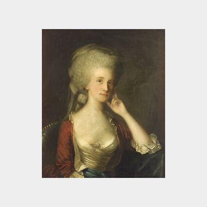 Manner of Thomas Gainsborough (British, 1727-1788) Countess of Buckinghamshire