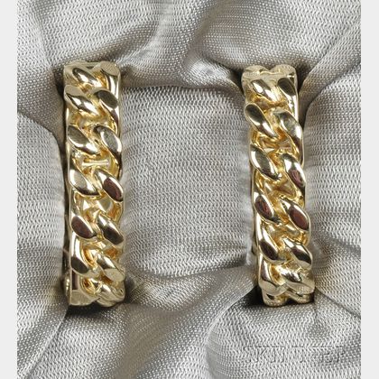 18kt Gold Cuff Links, Tiffany & Co.