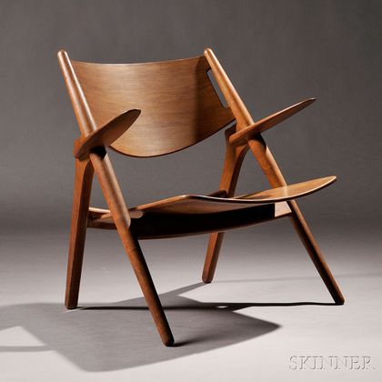 Hans Wegner (1914-2007) Design Sawbuck Chair 