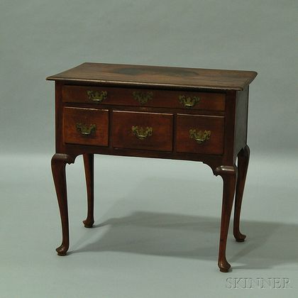 Queen Anne Stained Pine Dressing Table