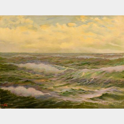 Alexander Nelke (American, 1894-1974) Seascape