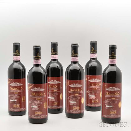 Bruno Giacosa Barolo Riserva Le Rocche del Falletto di Serralunga dAlba 2000, 6 bottles 