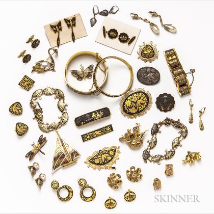 Group of International Gold-plated Costume Jewelry