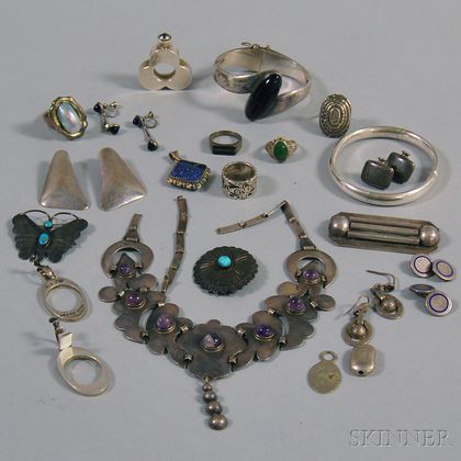 Small Group of Sterling Silver Jewelry