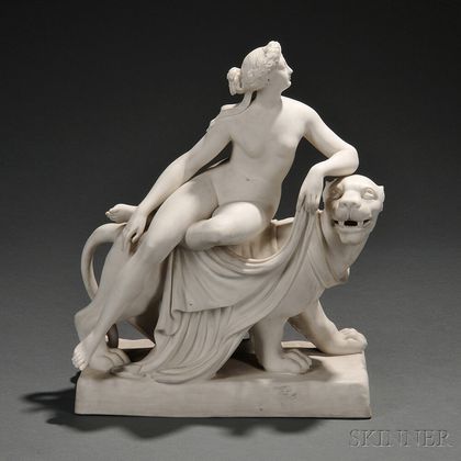 Minton Parian Model of Ariadne and the Panther