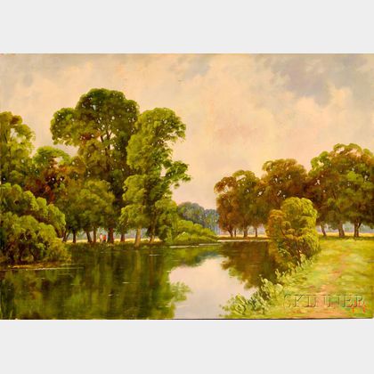 Alexander Nelke (American, 1894-1974) Quiet River