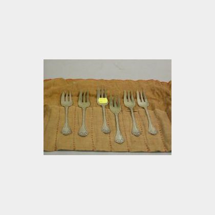 Six Whiting &#34;Empire&#34; Pattern Fish Forks