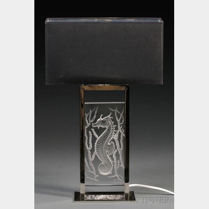 Lalique Poseidon Lamp